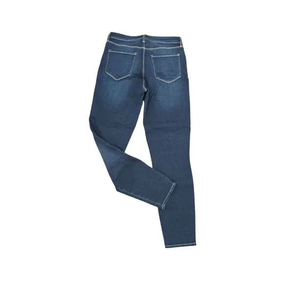 L'Agence Womens Margot High Rise Skinny Jeans Venus Blue Denim Cropped Size 29